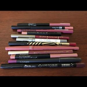 Lip Liners - 12 Mixed Colors